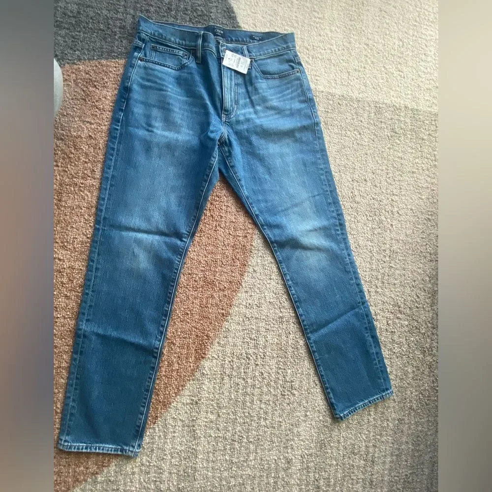 NEW J. Crew 31 Men's Athletic Slim-fit Jean in Signature Flex - Picture 4 of 8